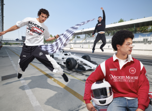 Disney, Formula 1 y Pull&Bear fusionan el legado de los circuitos y la cultura pop en una colección vintage