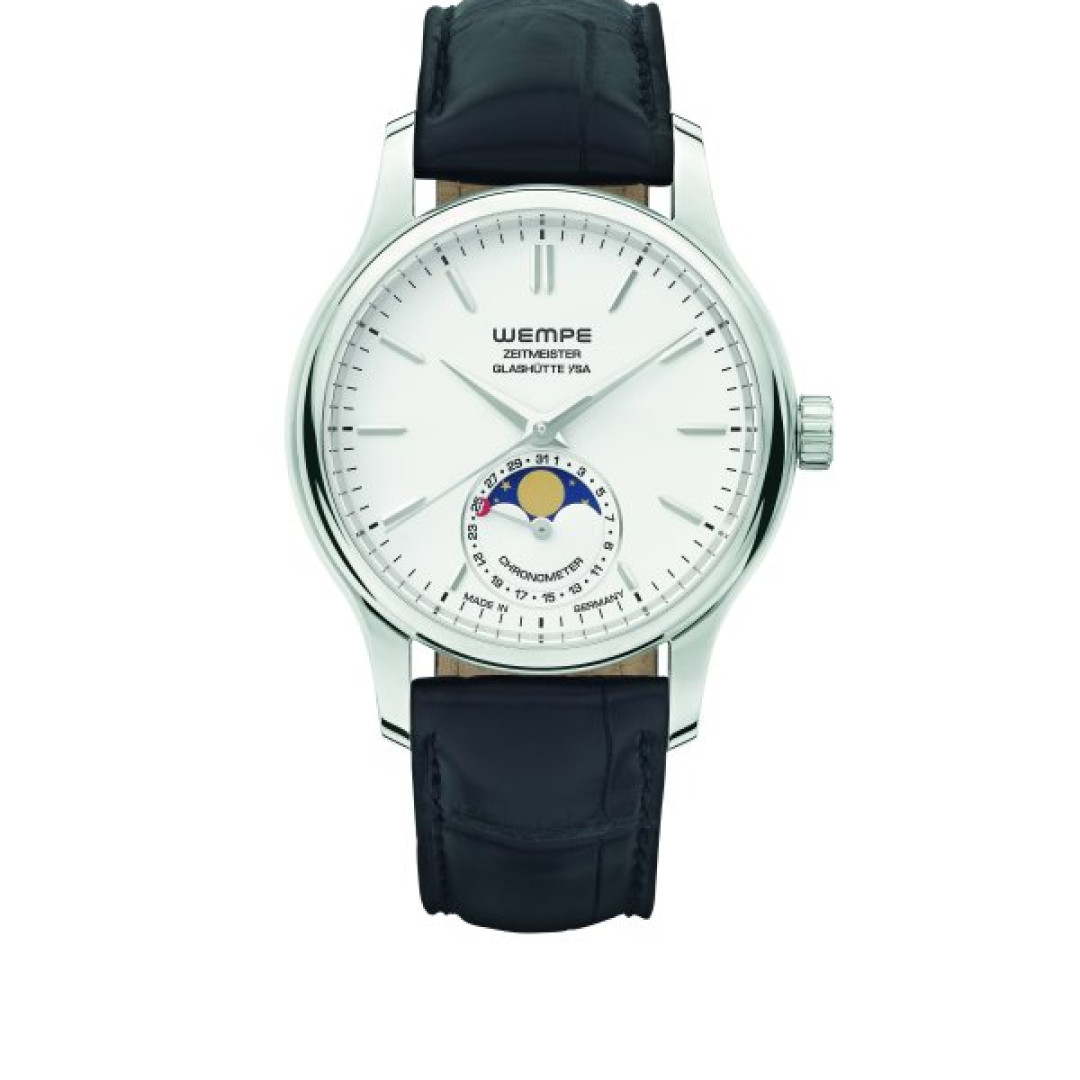 El clásico reloj con fase lunar de Wempe Glashütte