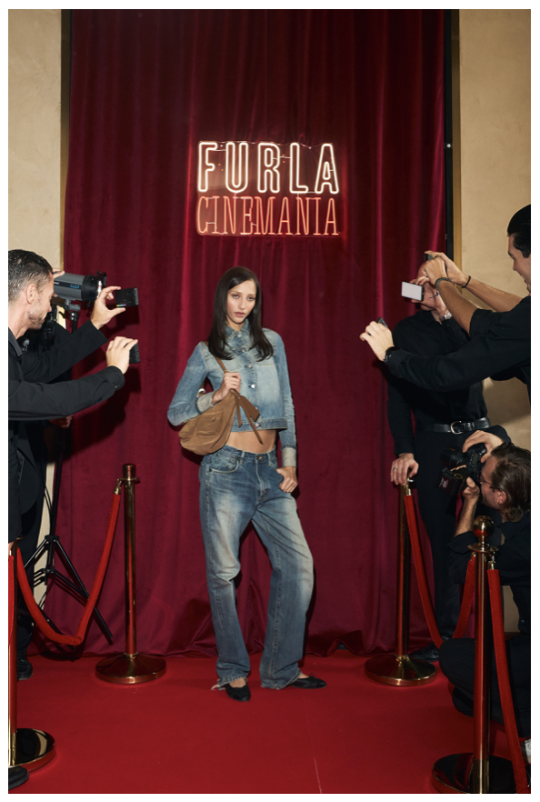 Furla Cinemania lleva el drama del cine a la Semana de la Moda de Milán para presentar el icónico bolso Lynette