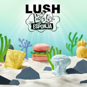 La nueva edición limitada de Bob Esponja x Lush te va a fascinar